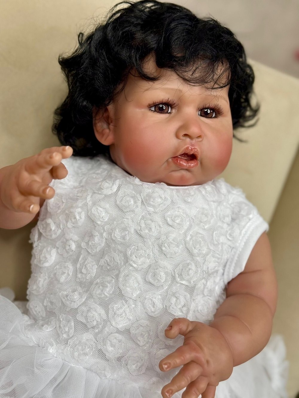 Кукла Реборн мягконабивная 60см (FA-972)