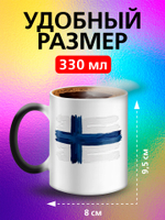 Кружка хамелеон с флагом "Чехия"