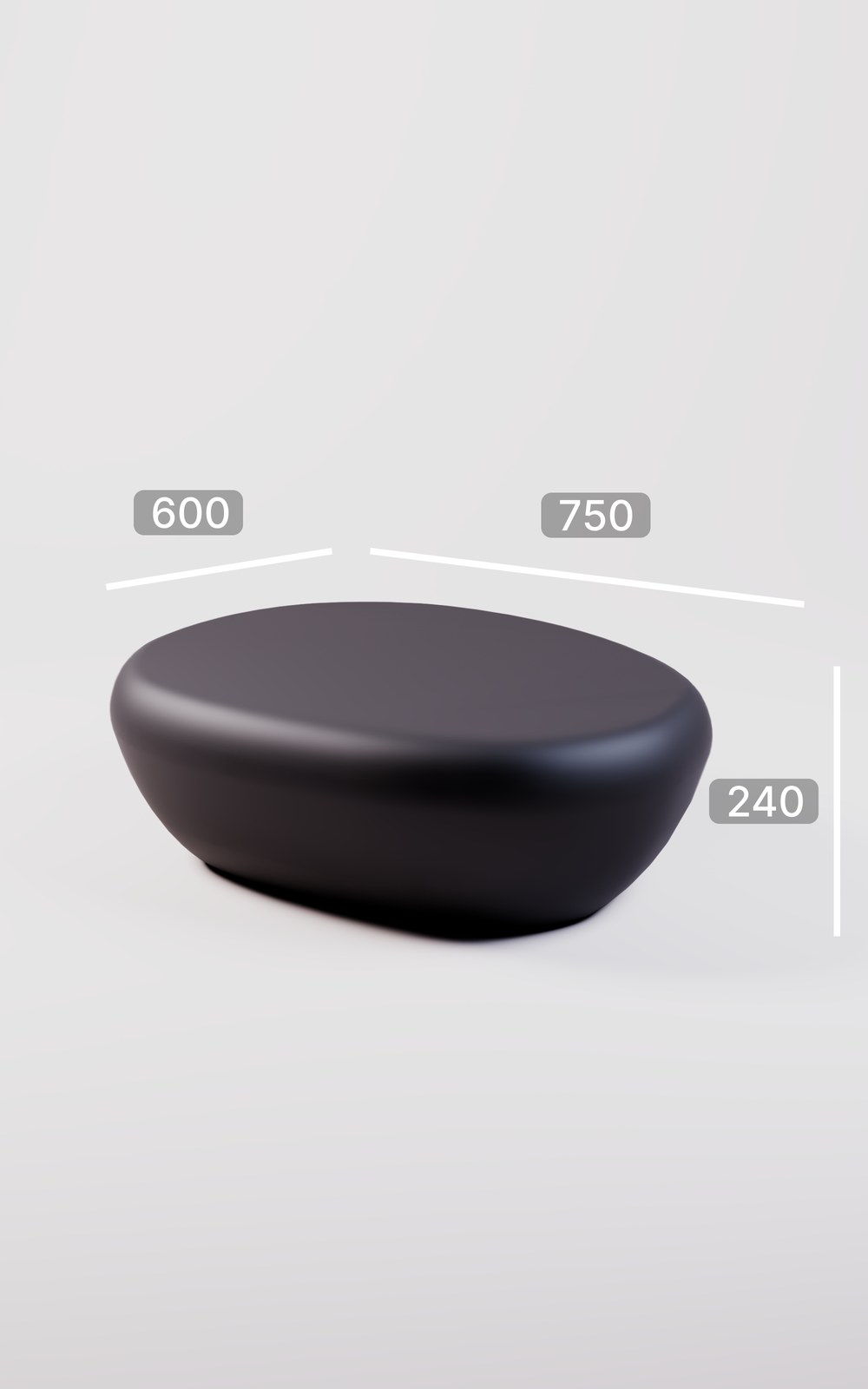 Стол журнальный Ангара однотонный