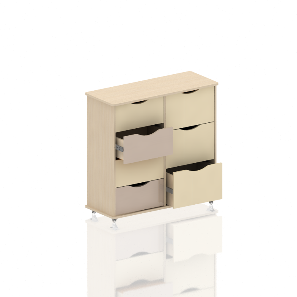 Мобильная система хранения с выдвижными ящиками Моди К7 серия СКАНДИК