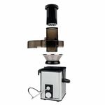 Соковыжималка SCARLETT SC-JE50S53, 1000 Вт, стакан 0,6 л, емкость жмыха 1 л, пластик, сталь/черный