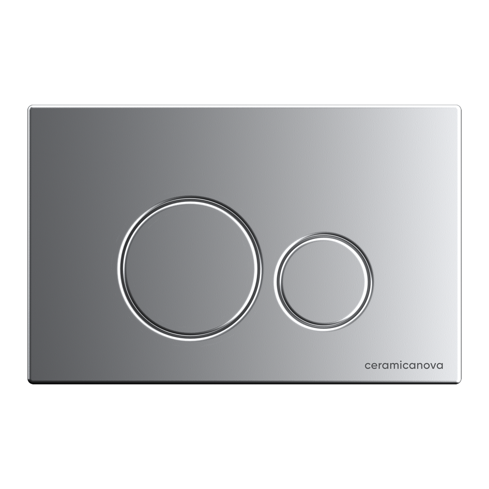 Комплект подвесной безободковый унитаз Ceramica Nova Metropol Rimless CN4002 с микролифтом + система инсталляции Envision CN1001M с кнопкой смыва Round хром матовый и шумоизоляционной панелью