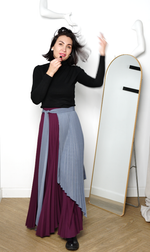 Юбка "Любимый размер" в баклажане