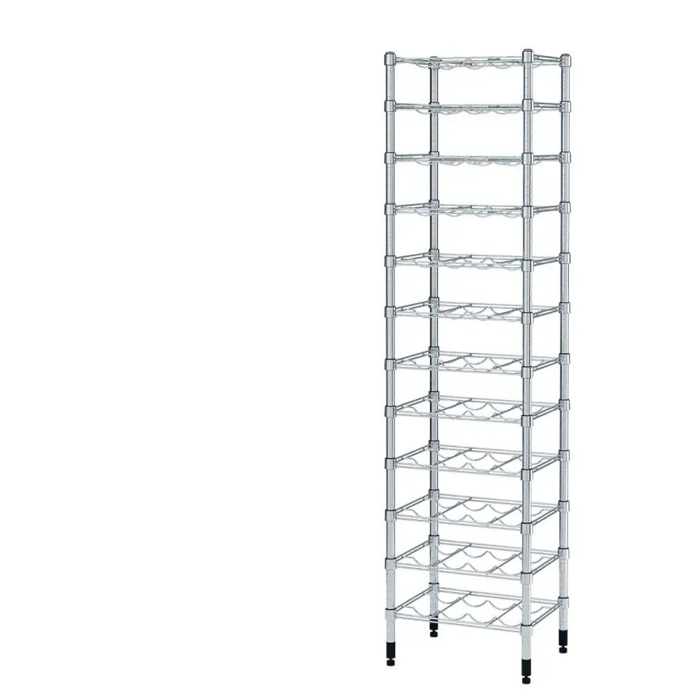 Стеллаж для бутылок - IKEA OMAR, 46х36х181 см, оцинкованная сталь, ОМАР ИКЕА