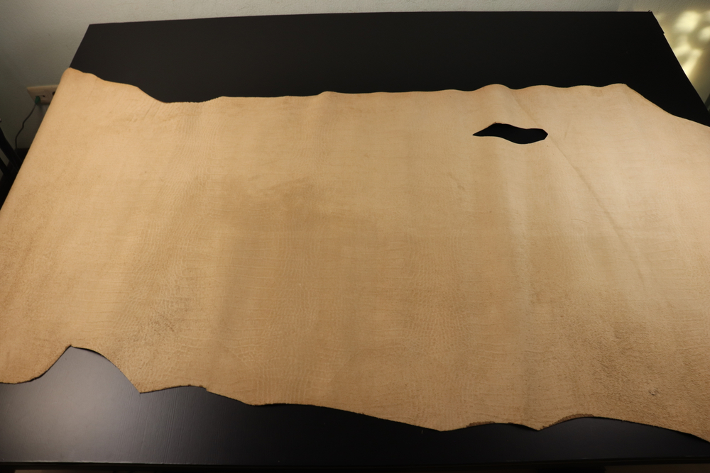 Уценка: 1,2-1,4 Кожа Африка-Сафари-Савана Бежевая 185 дм²