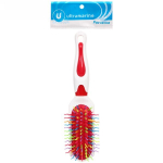 Расческа массажная «Raduga Beauty», прямоугольная, цвет белый, 24,5см