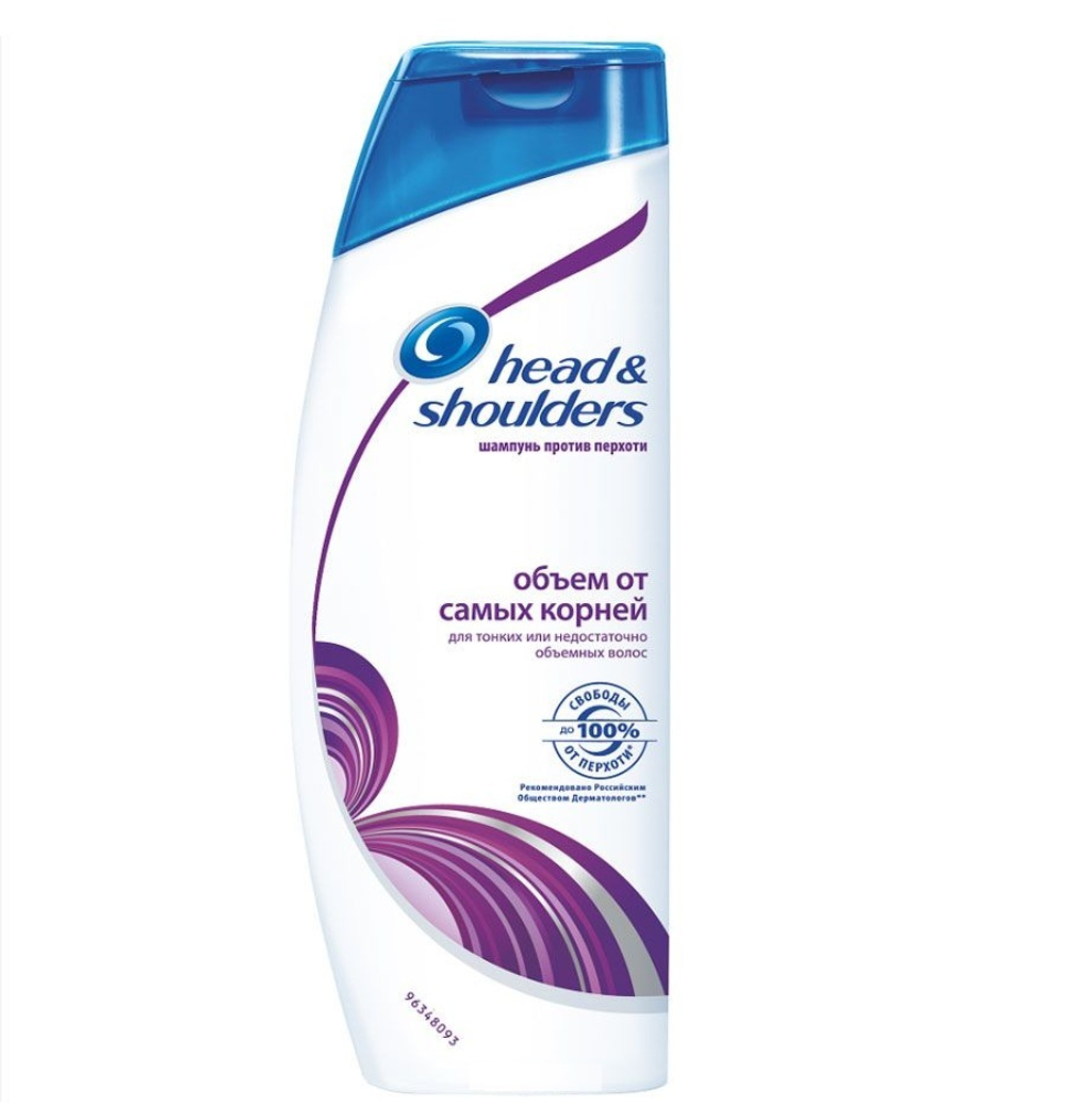 Head&Shoulders Шампунь для волос Объем от самых корней, против перхоти, для тонких волос, 400 мл
