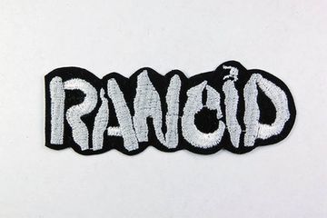 Нашивка Rancid (надпись белая)