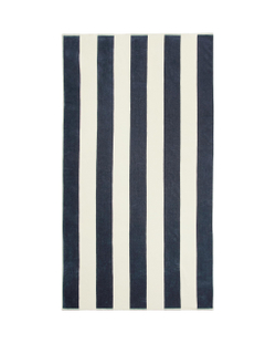 Zara Home Банное полотенце из хлопка, в полоску