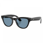 AR очки Ray Ban Skyler (Gen 1) RW4010 Чёрный глянцевый/Небесно-голубой фотохром 150-52mm (601/MF52)