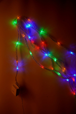 Гирлянда светодиодная Шелковый путь 100шт LED,10м,многоцветная,конроллер