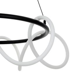 Citilux PYTHON CL220261 Люстра подвесная с пультом Чёрная