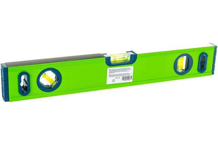 Уровень алюминиевый УСМ-0,5-400, фрезерованный, 3 глазка, магнитный, 400 мм Сибртех