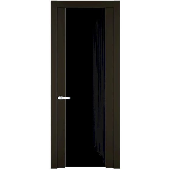 Фото межкомнатной двери эмаль Profil Doors 1.13P перламутр бронза стекло чёрный триплекс