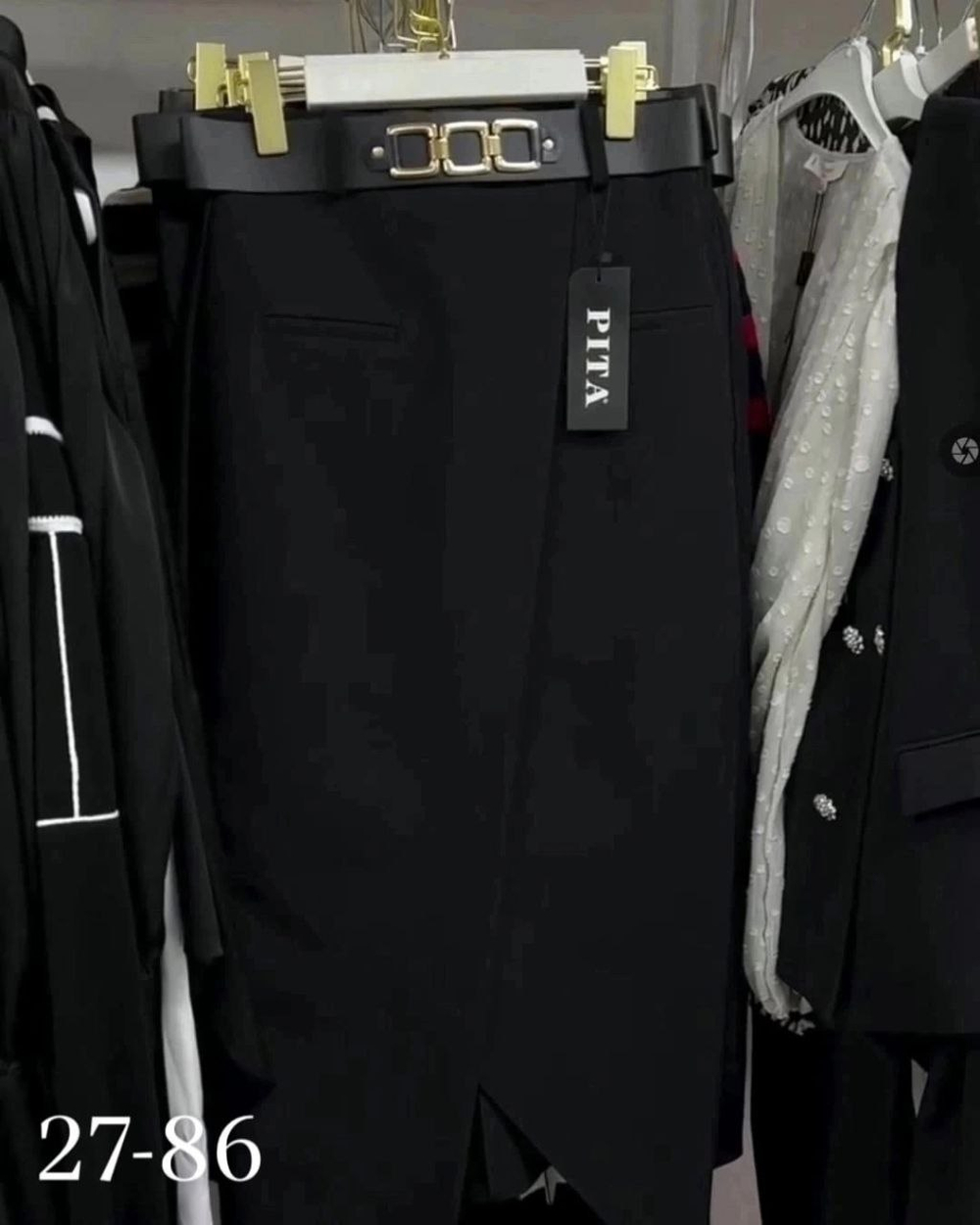 Юбка с ремнем