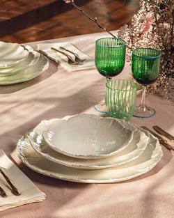 Тарелки обеденные Aquazzura Cherry Blossom Off White, 28 см (2 шт.)