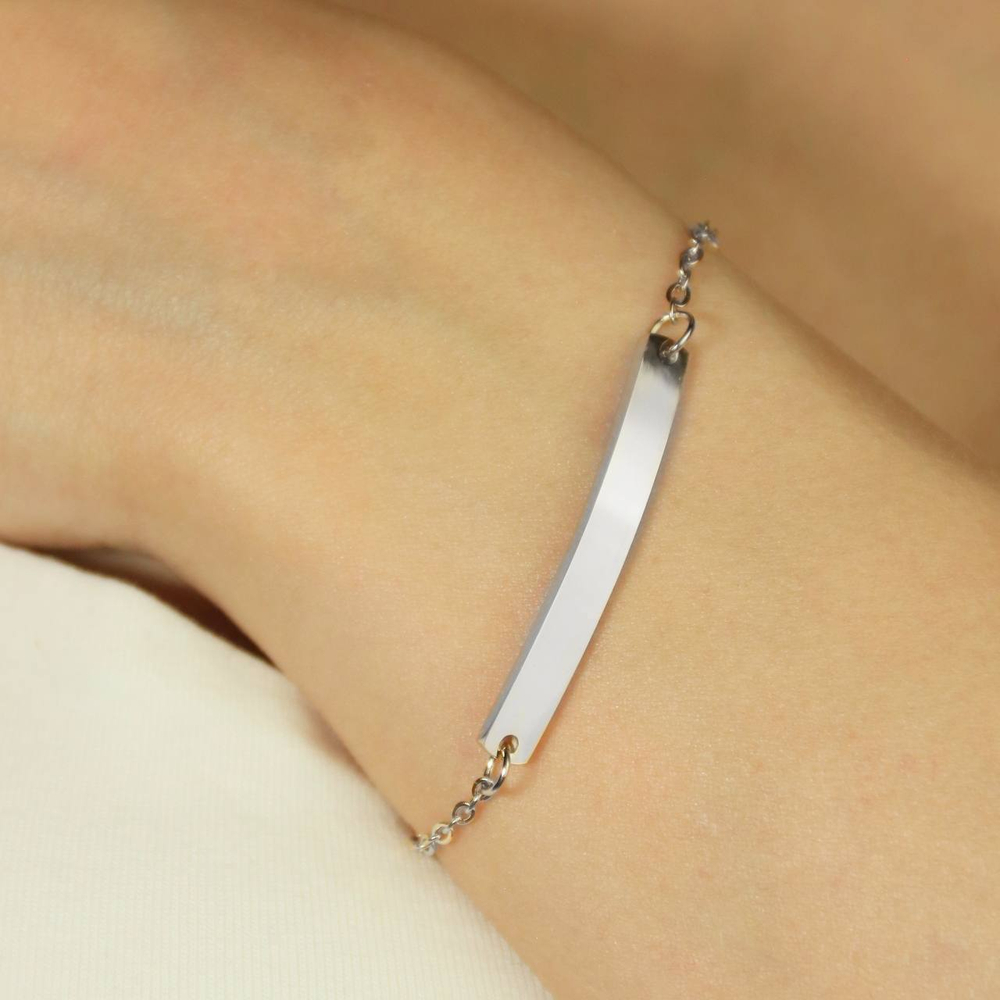 Браслет Love Silver c индивидуальной гравировкой