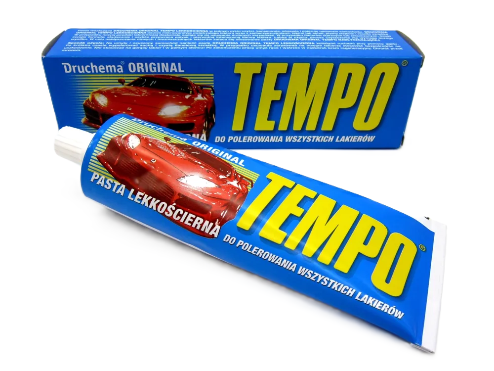 Полироль кузова TEMPO ORIGINAL (синяя) для старого лако-красочного покрытия 120г