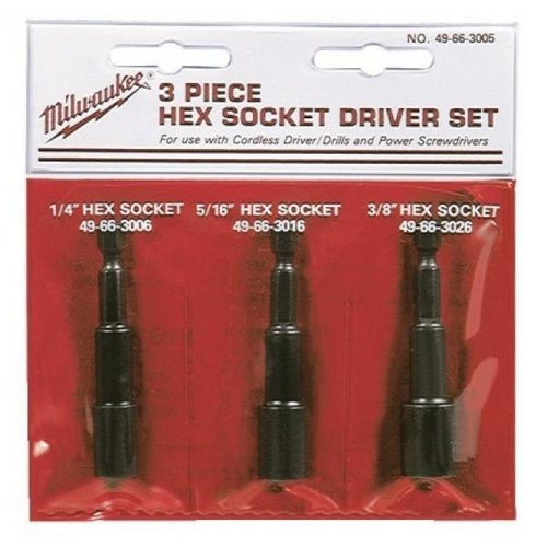 НАБОР ТОРЦЕВЫХ НАСАДОК MILWAUKEE SHOCKWAVE (3ШТ)