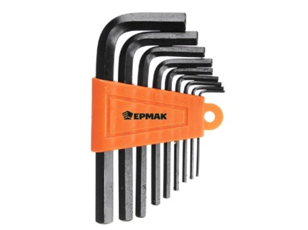 Набор ключей-шестигранников ЕРМАК 9шт. 1,5-10мм