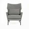 Кресло Alexa, серый велюр