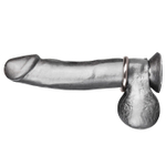 Стальное эрекционное кольцо STEEL COCK RING - 4.8 см. (Цвет: серебристый)