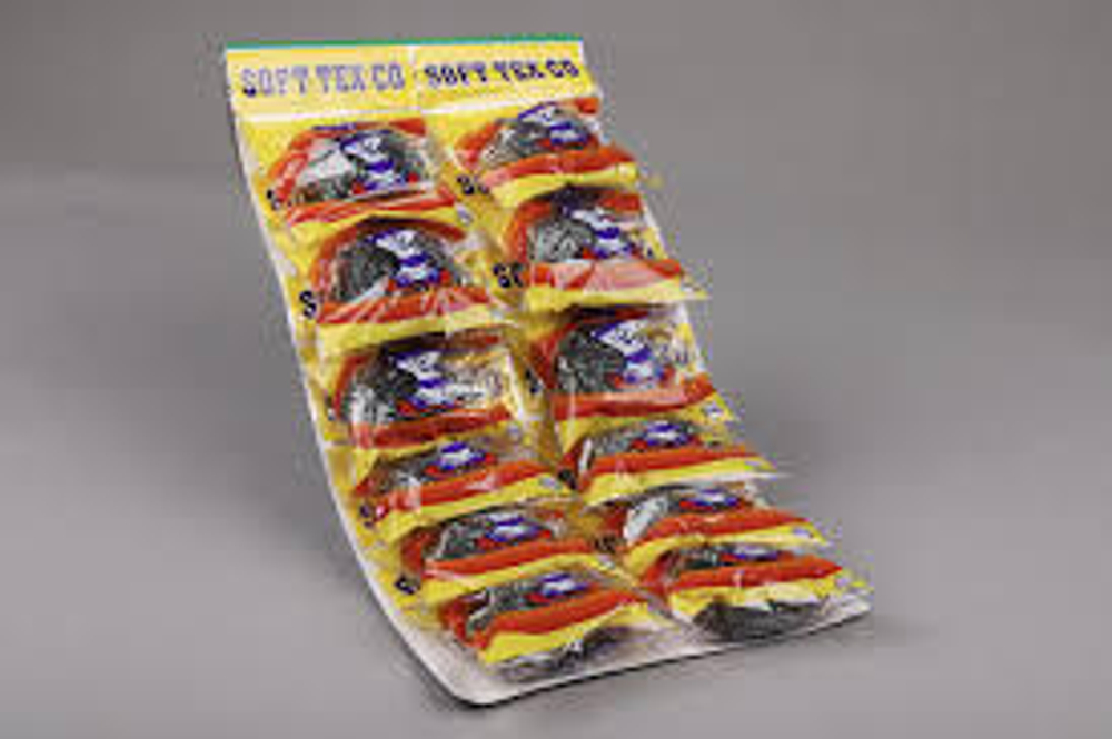 Губка металлическая на блистере SOFT TEX 12