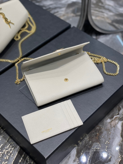 Saint Laurent Uptown Chain Wallet 19 cm