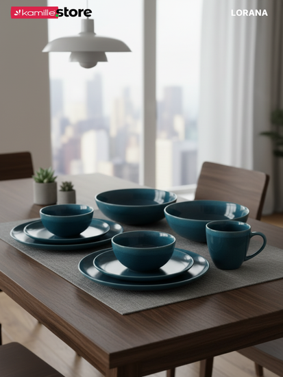 Тарелка десертная 20 см. керамическая с глазурованным покрытием, LORANA