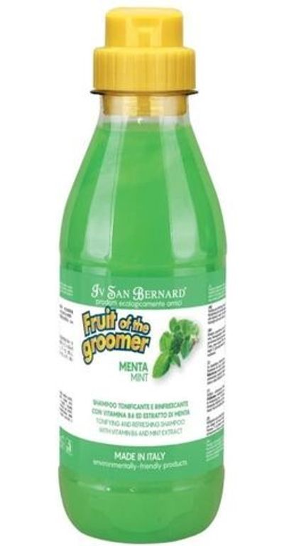 Iv San Bernard Fruit of the Grommer Mint Шампунь для любого вида шерсти с витамином В6 500 мл