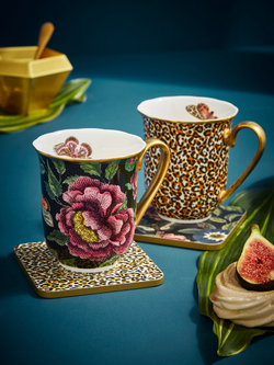 Spode Кружка Creatures of Curiosity 340 мл Black Floral