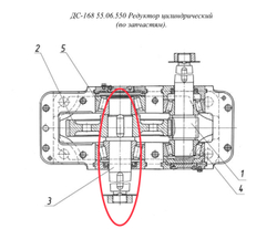 ДС-158 00.22.303 Вал тихоходный