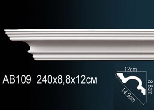 Карниз потолочный гибкий AB109F