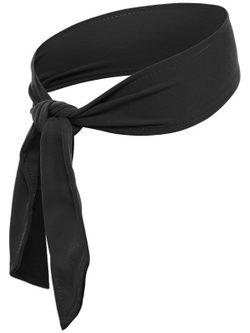 Теннисная бандана Babolat Tie Headband - black/black