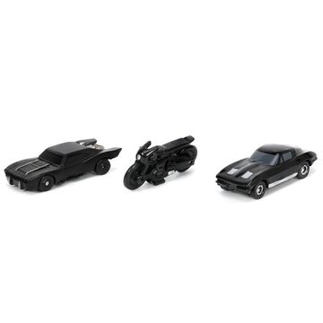Набор Hollywood Rides модель машинок Batman 1.65" Batmobile The Batcycle 32043