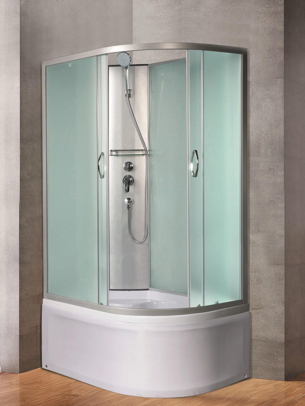 Душевая кабина RIVER NARA Б/К XL 100/80/44 MT L с поддоном 100x80x231 10000011840 Левая Асимметрия