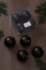 Набор новогодних шаров (4 шт) матовые