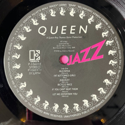 Винтажная виниловая пластинка LP Queen Jazz (Japan 1978) (No Obi) (Poster) Don't Stop Me Now