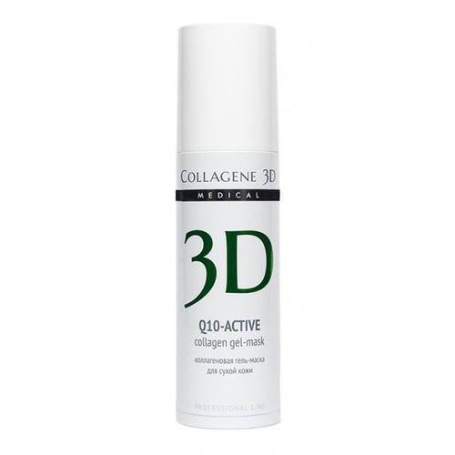 Коллагеновая маска с коэнзимом Q10 и витамином Е для сухой кожи Medical Collagene 3D Q10-Active (проф) 130мл