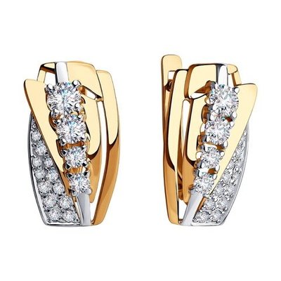 Серьги Au 585 (028284)