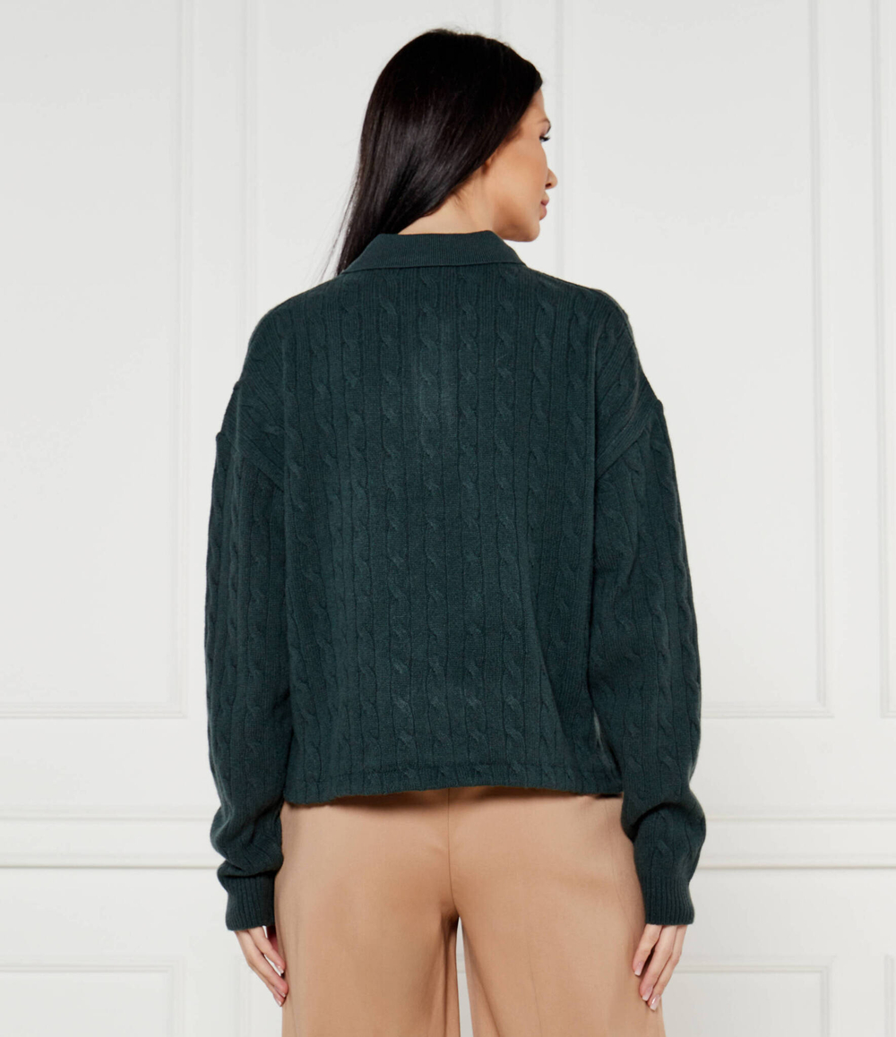 Шерстяной свитер POLO RALPH LAUREN - зеленый(211910158)