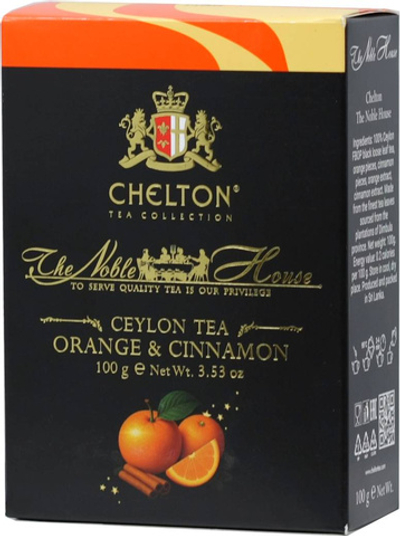 Chelton Благородный дом Чай крупн.лист апельсин/корица 100гр/24  картон