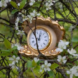 Часы настольные Акойя Айвори