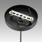 8052/1A SUSPENTIONI LN25 315 черный/черный, золото металл/металл Подвесной светильник E27 1*60W 220V LEONELA