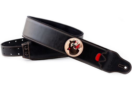 8419612002401 Groove Old School Panther Ремень для гитары, текстиль/синтетика, RightOn Straps