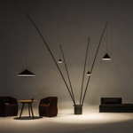 Напольный дизайнерский светильник  North by Vibia (3 плафона)