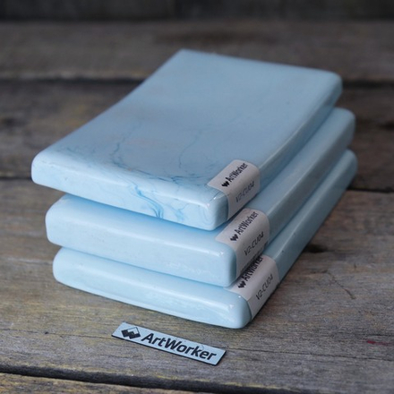 Смальта светло-голубого цвета, 600 гр, в кирпичиках V2-CU04