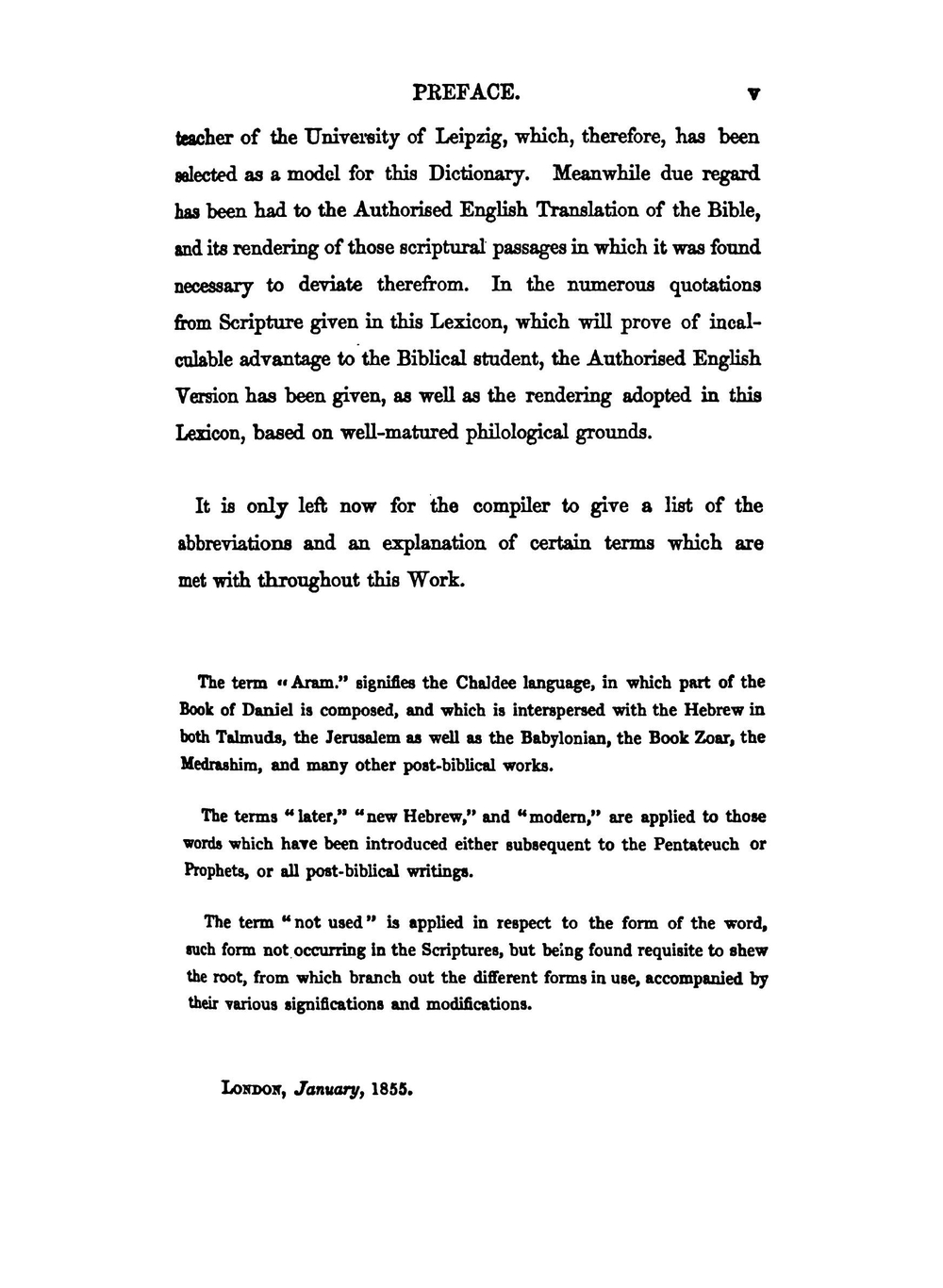 Hebrew and English Dictionary, Biblical and Rabbinical | Marcus Heinrich Bresslau