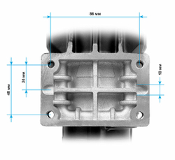 Двигатель алмазного бурения MESSER DM180-1  230мм, 3,2 кВт, 900 об/мин, с PRCD