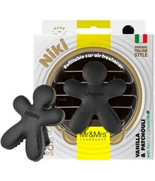 Чёрный чай, ароматизатор для автомобиля NIKI чёрная кожа, Mr&Mrs Fragrance